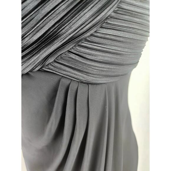 Vintage Maria Bonita Dress Womens M Black Evening Sexy elegant classic romantic - Picture 6 of 12